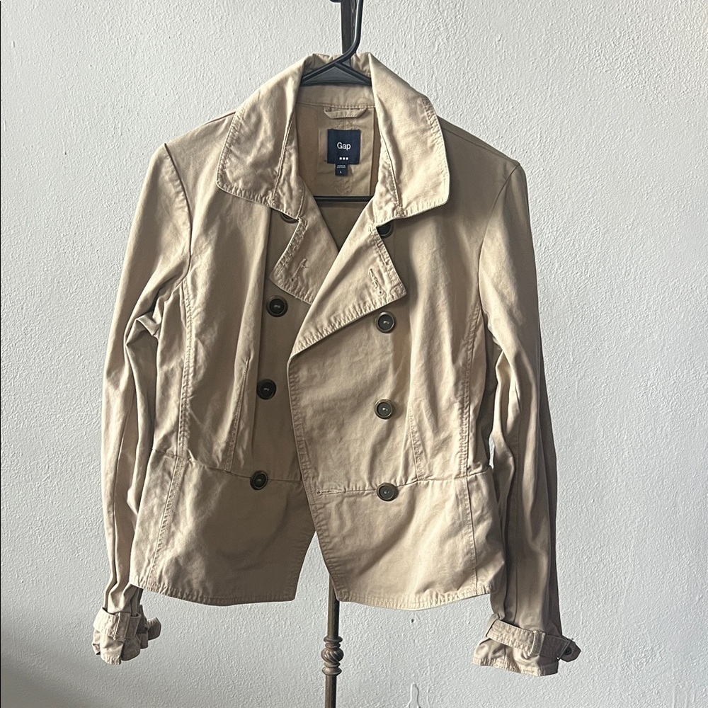 Gap Cropped Jacket Womens Large - image 1